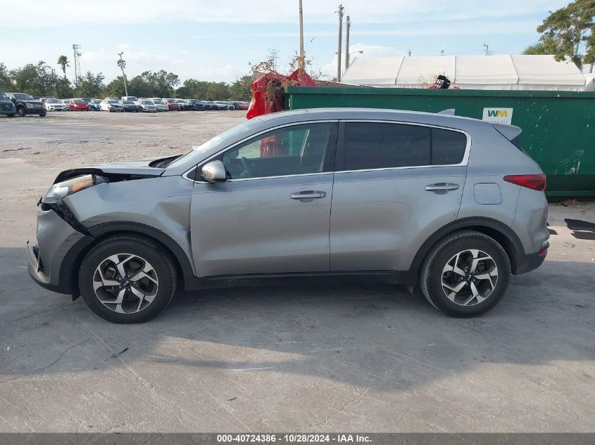 2021 Kia Sportage Lx VIN: KNDPM3AC8M7876583 Lot: 40724386