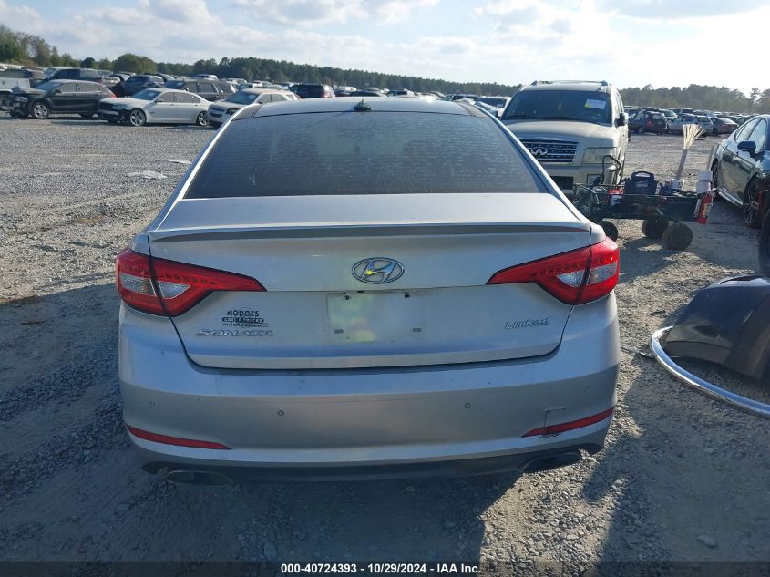 2015 Hyundai Sonata Limited VIN: 5NPE34AF3FH227461 Lot: 40724393