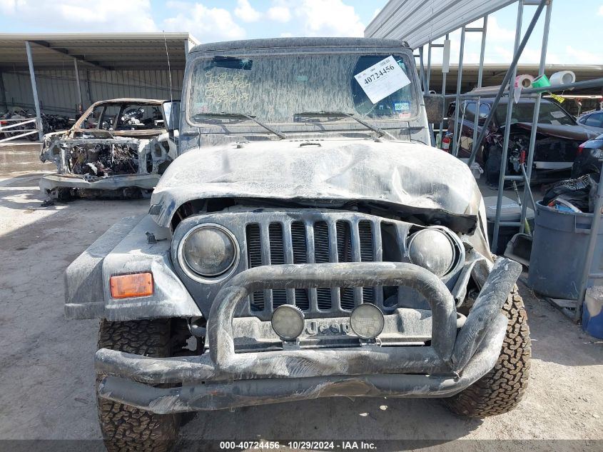 2002 Jeep Wrangler X VIN: 1J4FA39S42P735243 Lot: 40724456