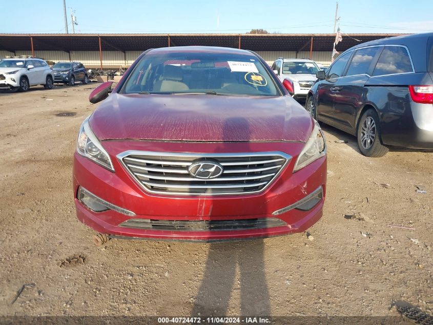 2015 Hyundai Sonata Se VIN: 5NPE24AF6FH147915 Lot: 40724472