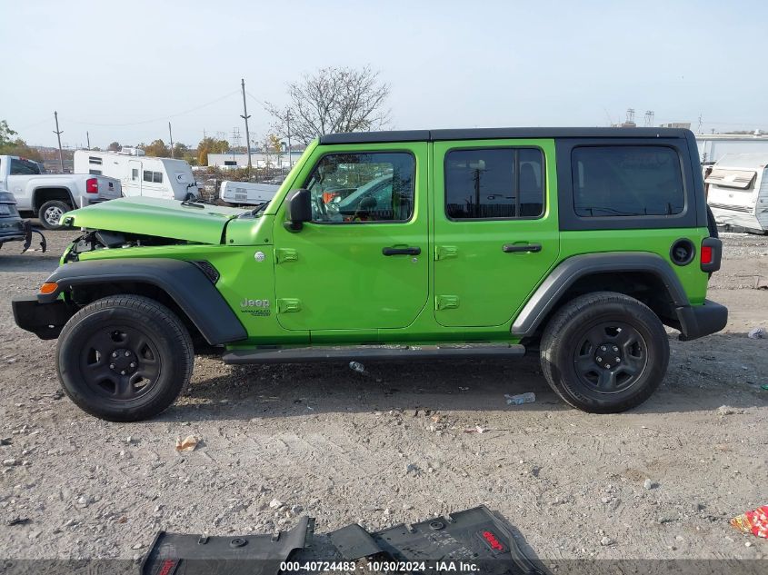 2018 Jeep Wrangler Unlimited Sport 4X4 VIN: 1C4HJXDG6JW274348 Lot: 40724483