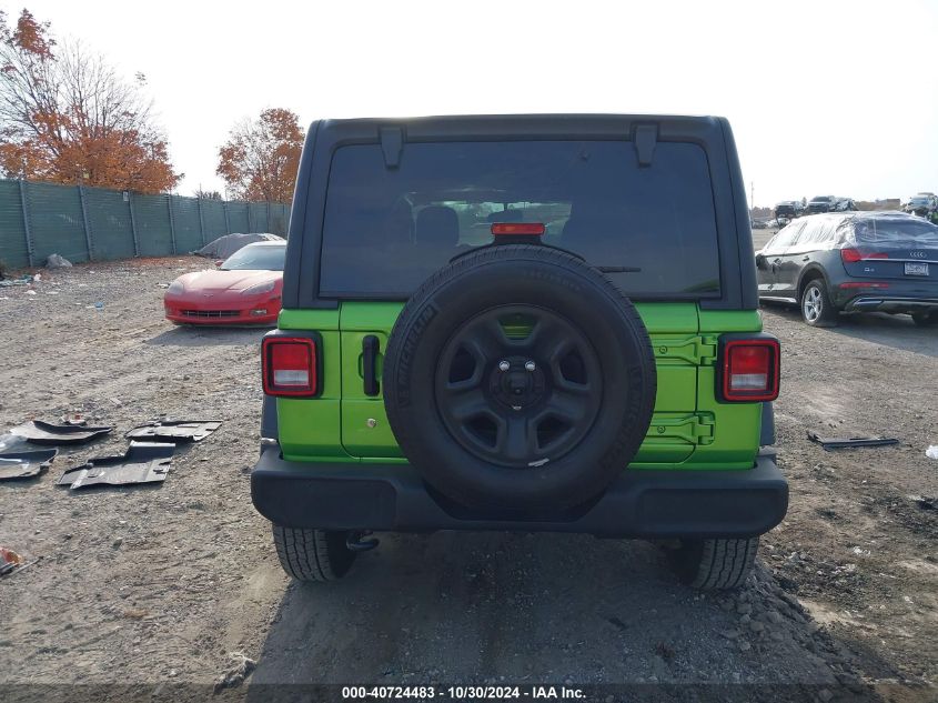 2018 Jeep Wrangler Unlimited Sport 4X4 VIN: 1C4HJXDG6JW274348 Lot: 40724483