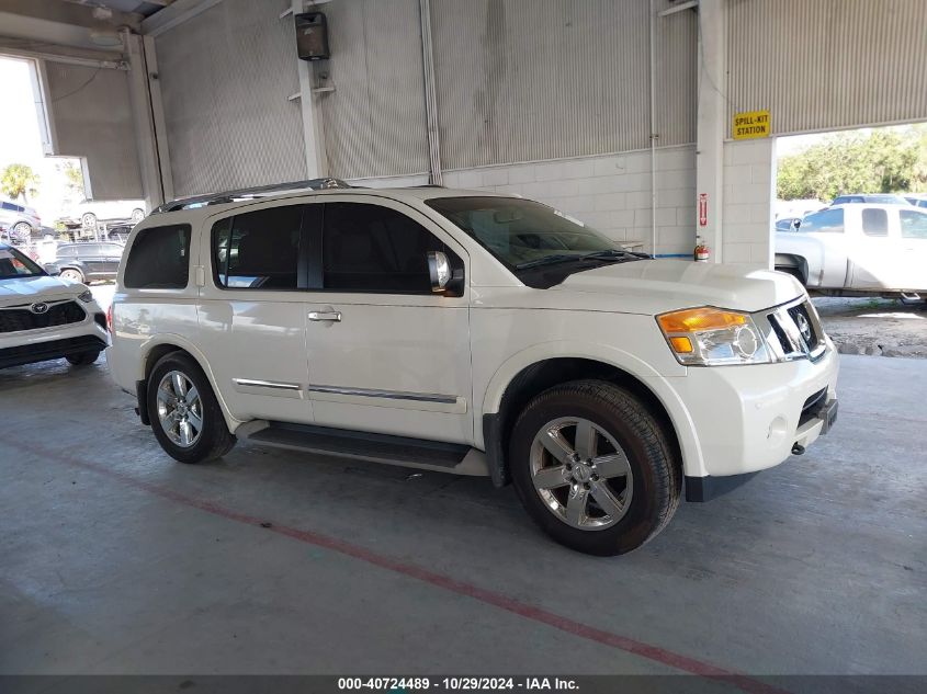 2013 Nissan Armada Platinum VIN: 5N1AA0NE4DN606542 Lot: 40724489