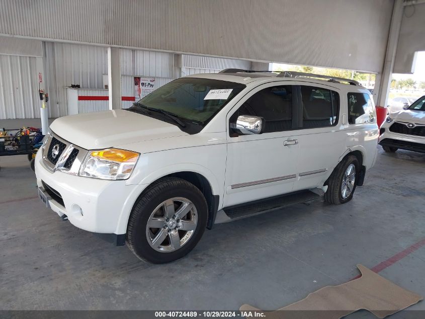 2013 Nissan Armada Platinum VIN: 5N1AA0NE4DN606542 Lot: 40724489