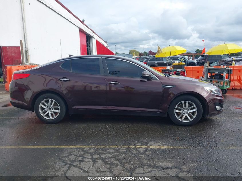 2013 Kia Optima Lx VIN: 5XXGM4A71DG140472 Lot: 40724503