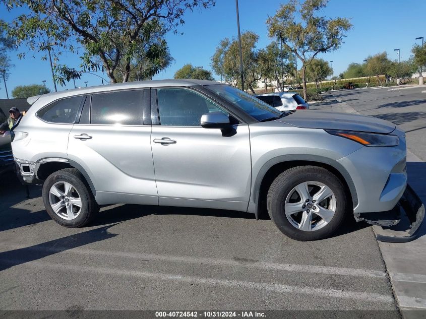 2021 Toyota Highlander Le VIN: 5TDBZRBH8MS119665 Lot: 40724542