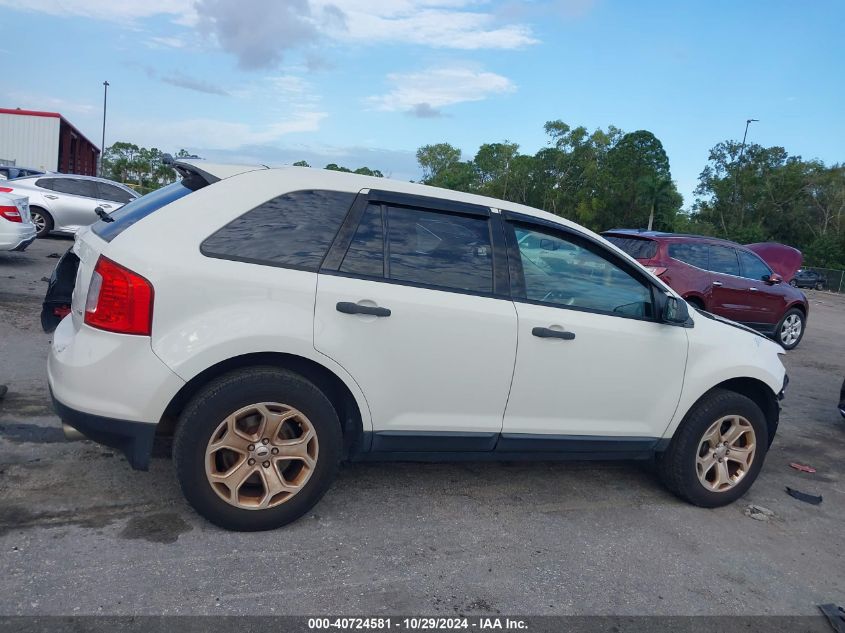 2013 Ford Edge Se VIN: 2FMDK4GC9DBB49381 Lot: 40724581