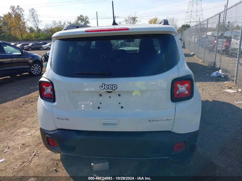 2023 Jeep Renegade Limited 4X4 VIN: ZACNJDD15PPP37483 Lot: 40724593