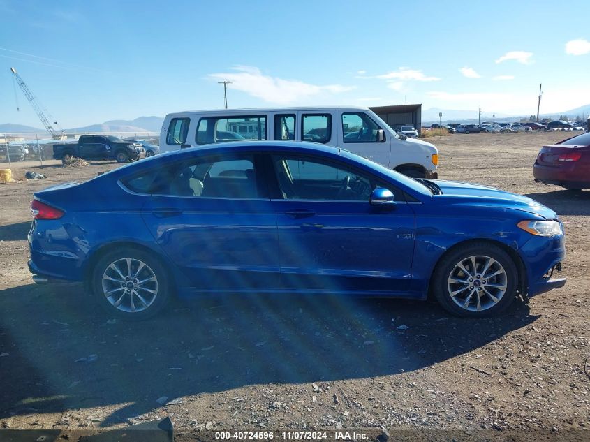 2017 Ford Fusion Se VIN: 3FA6P0H79HR316702 Lot: 40724596