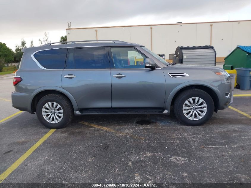 2023 Nissan Armada S/Sv VIN: JN8AY2AD7P9693427 Lot: 40724606