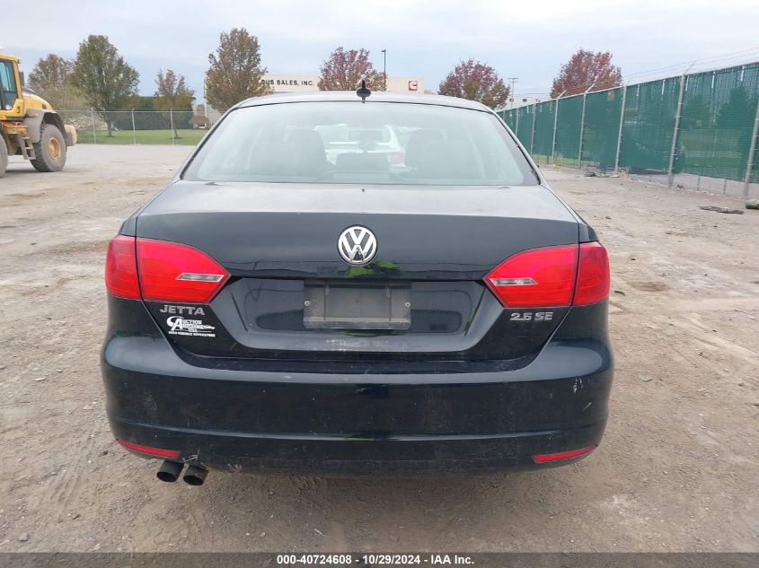 2011 Volkswagen Jetta 2.5L Se VIN: 3VWDZ7AJ9BM038847 Lot: 40724608