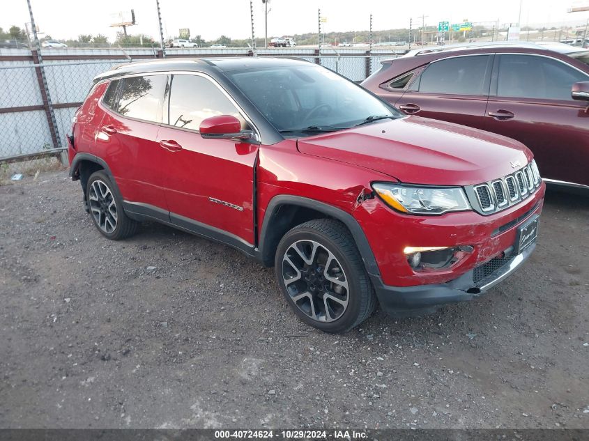 2018 Jeep Compass Limited 4X4 VIN: 3C4NJDCBXJT200749 Lot: 40724624