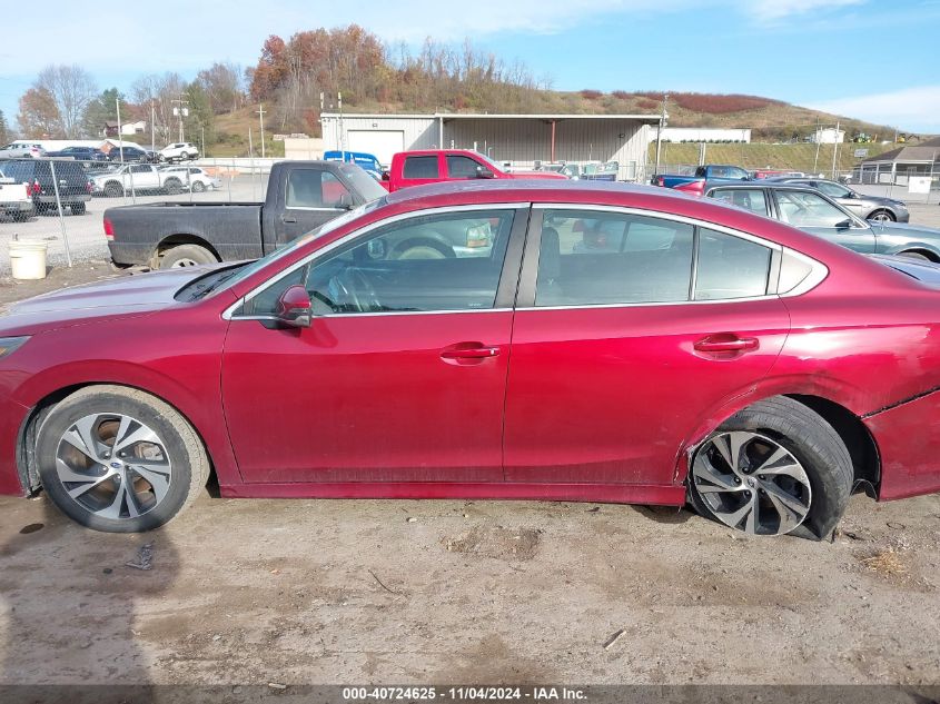 2022 Subaru Legacy Premium VIN: 4S3BWAC6XN3004835 Lot: 40724625