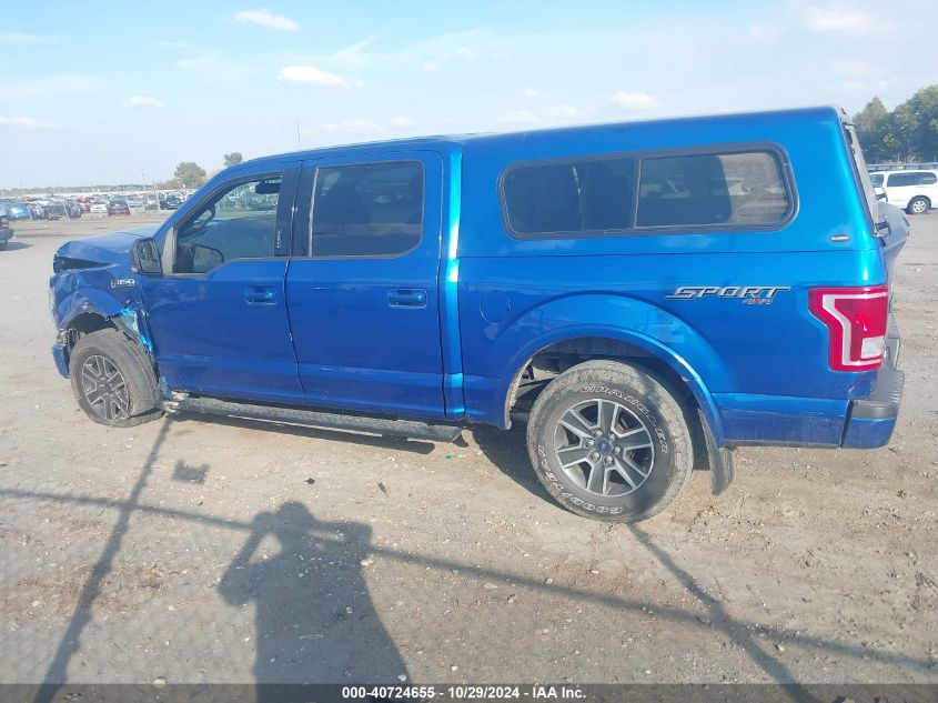 2016 Ford F-150 Xlt VIN: 1FTEW1EF5GFC22693 Lot: 40724655