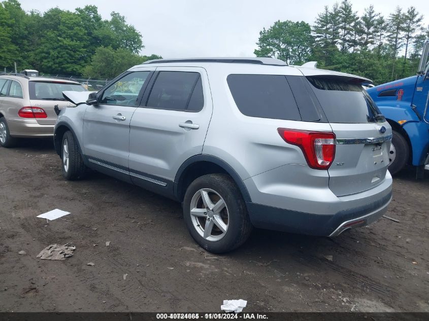 VIN 1FM5K8DH8GGD08562 2016 Ford Explorer, Xlt no.3