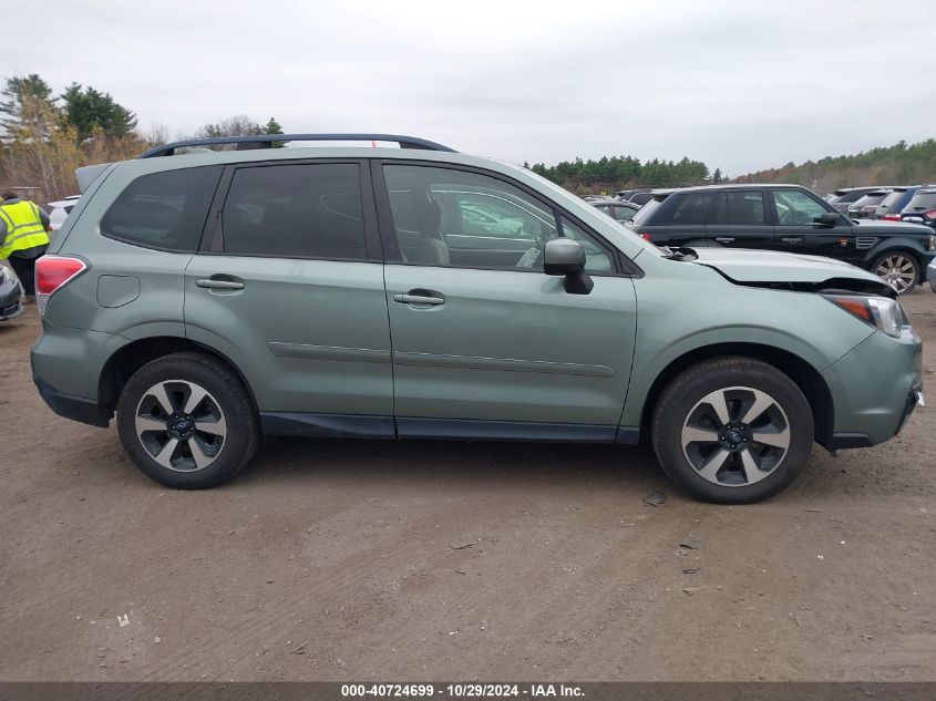 2017 Subaru Forester 2.5I Premium VIN: JF2SJAEC8HG455343 Lot: 40724699