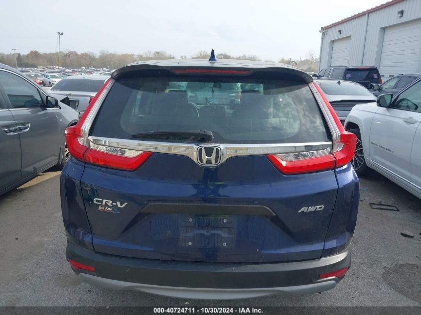 2018 Honda Cr-V Lx VIN: 5J6RW6H32JL001393 Lot: 40724711