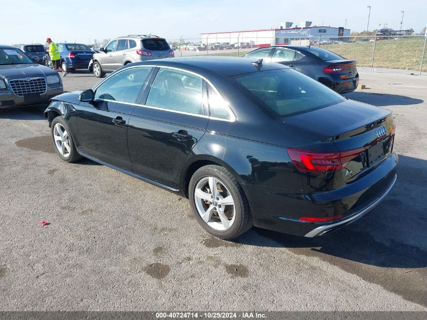 VIN WAUDNAF43KA117861 2019 AUDI A4 no.3