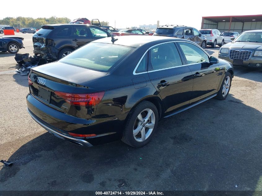 VIN WAUDNAF43KA117861 2019 AUDI A4 no.4