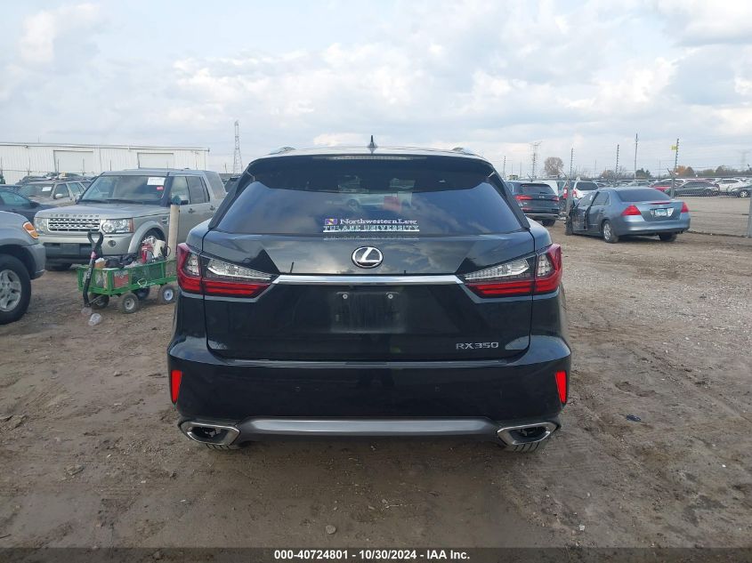 2018 Lexus Rx 350/Base/F Sport VIN: 2T2BZMCA0JC144192 Lot: 40724801