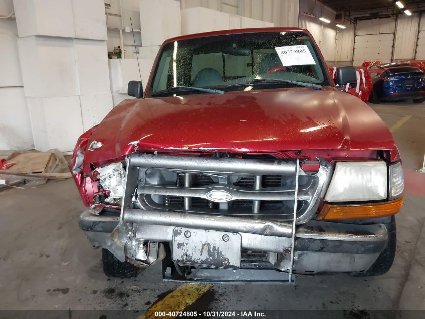 1998 Ford Ranger Splash/Xl/Xlt VIN: 1FTYR14U8WPB23167 Lot: 40724805