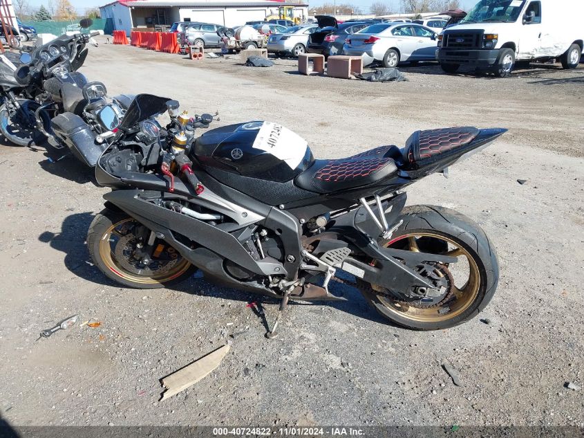 2009 Yamaha Yzfr6 VIN: JYARJ16E69A014663 Lot: 40724822