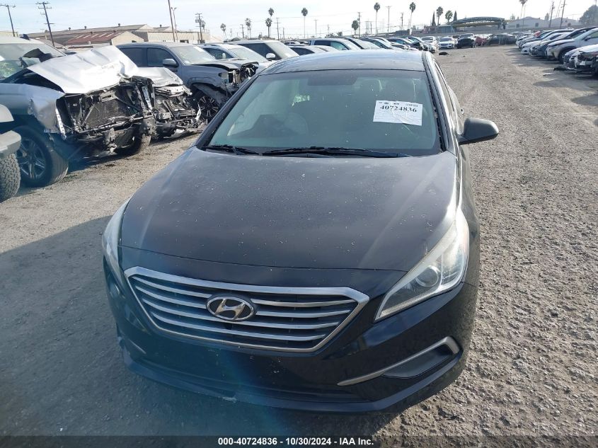 2017 Hyundai Sonata Se VIN: 5NPE24AF6HH565443 Lot: 40724836