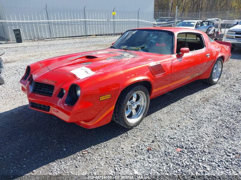 1978 Chevrolet Camaro VIN: 1Q87L8N535077 Lot: 40724860