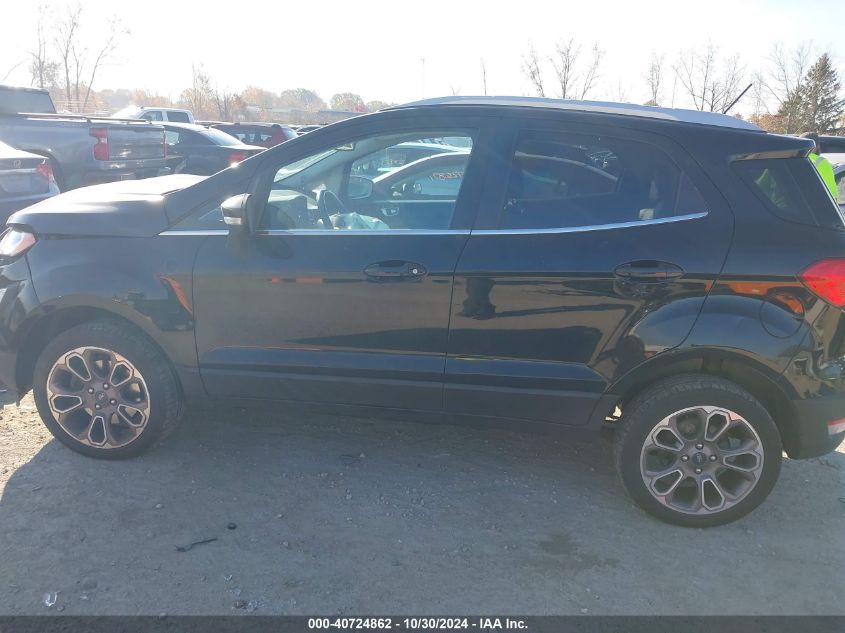 2020 Ford Ecosport Titanium VIN: MAJ6S3KL2LC354446 Lot: 40724862