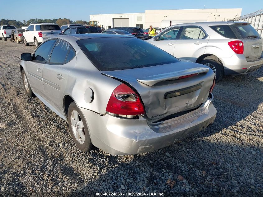 2006 Pontiac Grand Prix VIN: 2G2WP552X61250215 Lot: 40724868