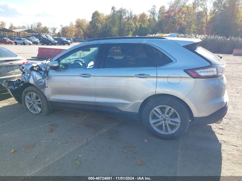 2016 Ford Edge Sel VIN: 2FMPK4J95GBB30583 Lot: 40724881