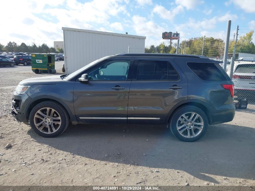 2017 Ford Explorer Xlt VIN: 1FM5K8D89HGB21400 Lot: 40724891