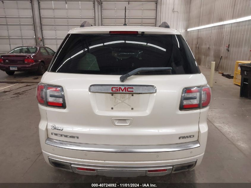 2014 GMC Acadia Denali VIN: 1GKKVTKD7EJ218700 Lot: 40724892