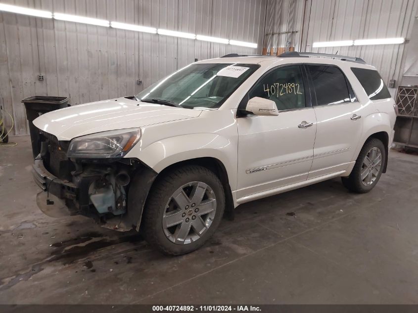 VIN 1GKKVTKD7EJ218700 2014 GMC Acadia, Denali no.2