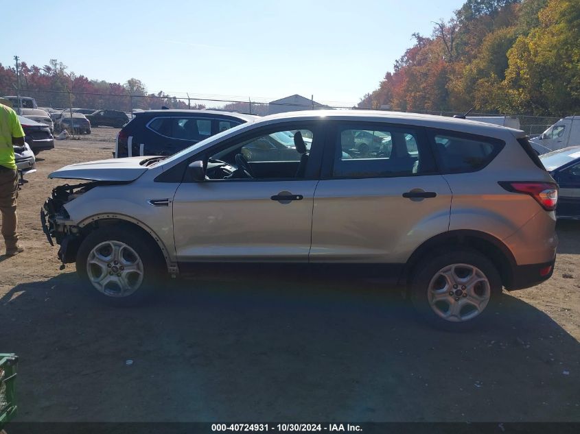 2018 Ford Escape S VIN: 1FMCU0F78JUB05722 Lot: 40724931