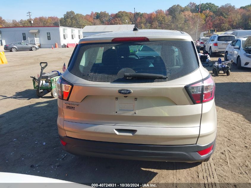 2018 Ford Escape S VIN: 1FMCU0F78JUB05722 Lot: 40724931