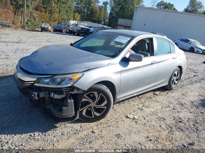 2016 Honda Accord Lx VIN: 1HGCR2F39GA236975 Lot: 40724936