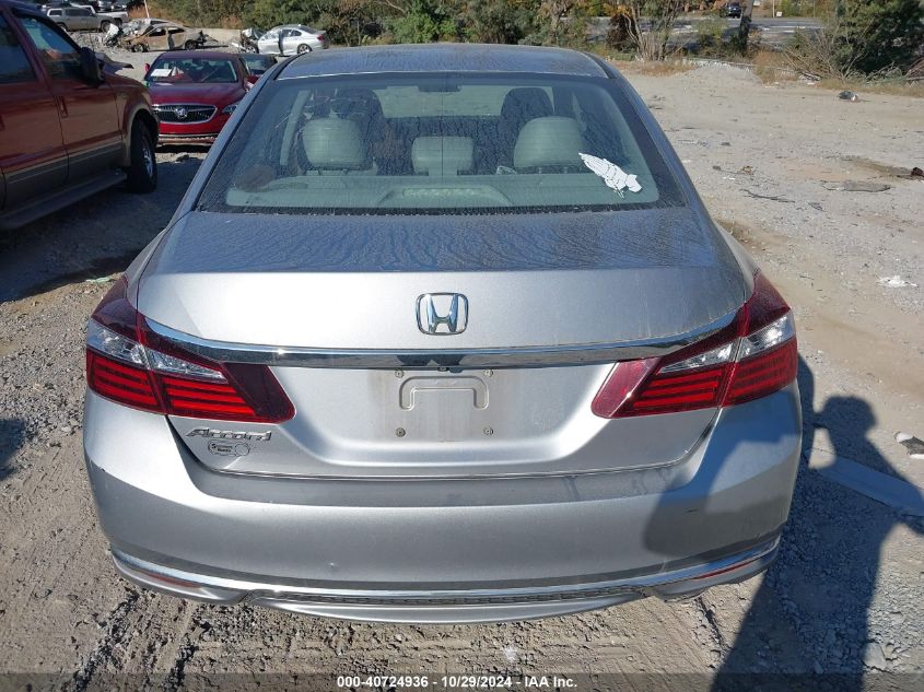 2016 Honda Accord Lx VIN: 1HGCR2F39GA236975 Lot: 40724936