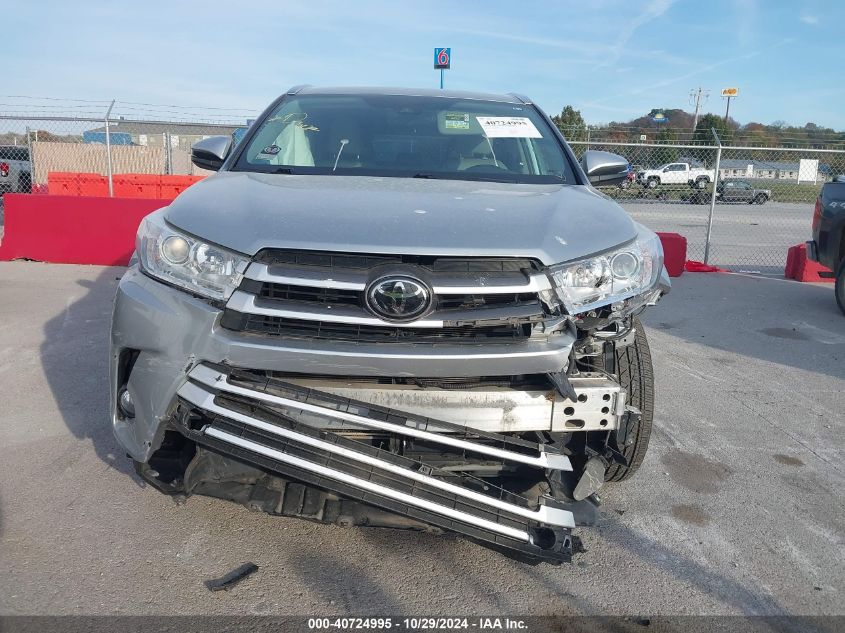 2019 Toyota Highlander Xle VIN: 5TDJZRFH9KS569635 Lot: 40724995