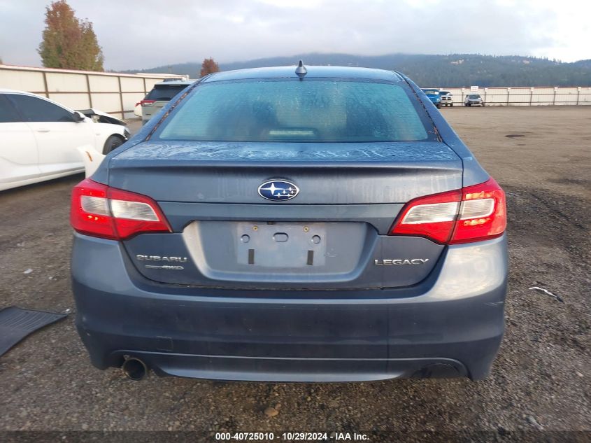 2016 Subaru Legacy 2.5I Premium VIN: 4S3BNBC64G3016510 Lot: 40725010