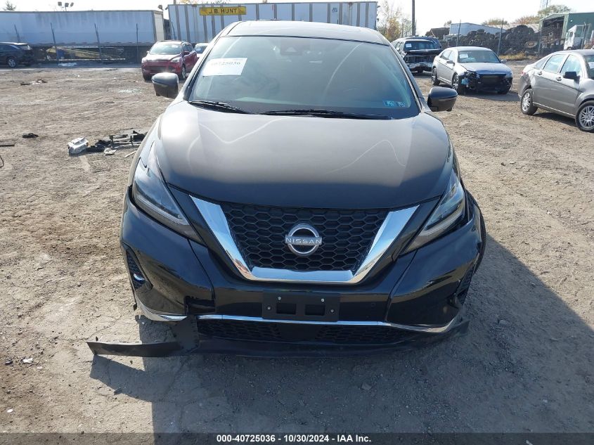 2023 Nissan Murano Sl Intelligent Awd VIN: 5N1AZ2CS8PC117736 Lot: 40725036