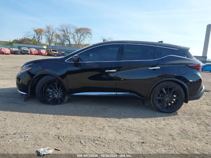 2023 Nissan Murano Sl Intelligent Awd VIN: 5N1AZ2CS8PC117736 Lot: 40725036