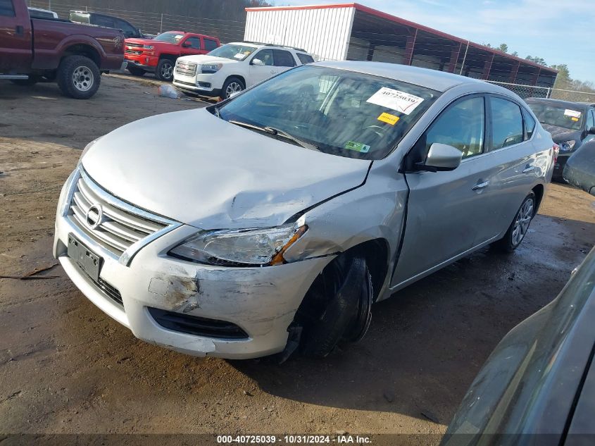 2013 Nissan Sentra Sv VIN: 1N4AB7AP7DN903828 Lot: 40725039