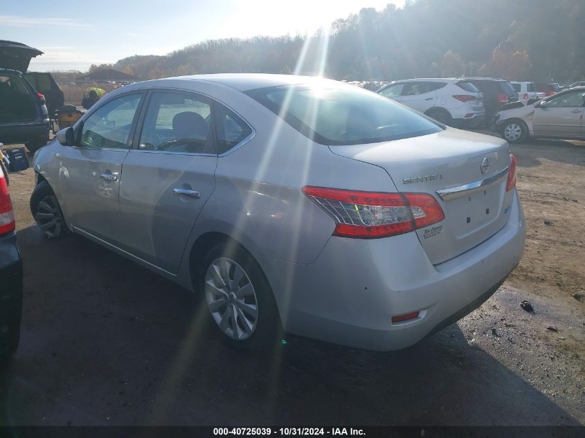 2013 Nissan Sentra Sv VIN: 1N4AB7AP7DN903828 Lot: 40725039