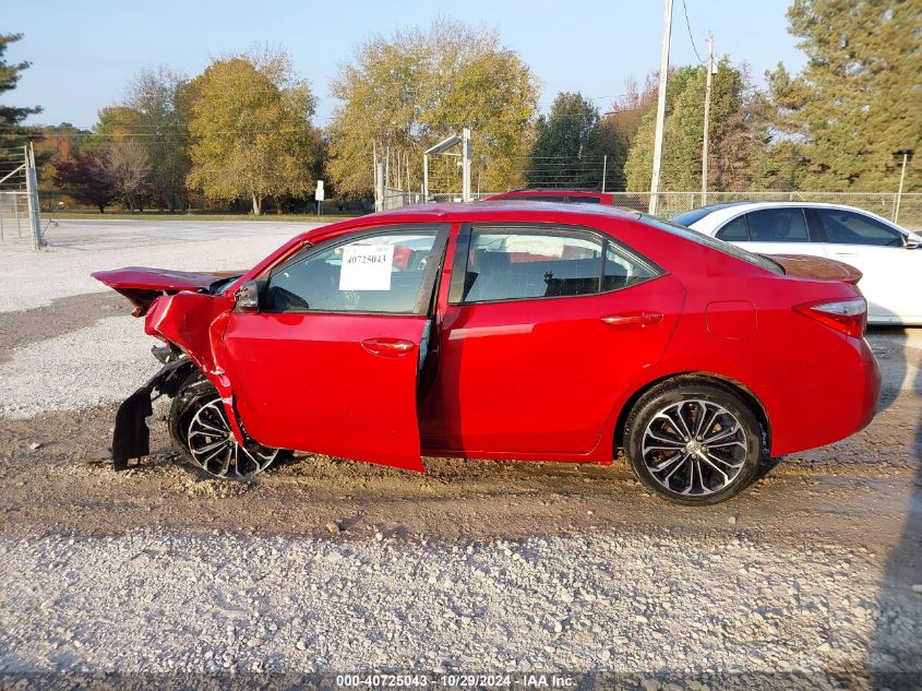 2014 Toyota Corolla S Plus VIN: 2T1BURHE3EC036800 Lot: 40725043