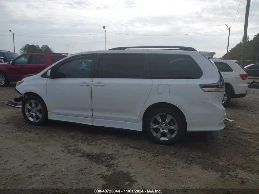 2011 Toyota Sienna Sport VIN: 5TDXK3DC4BS047286 Lot: 40725044