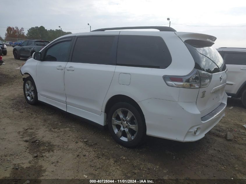 2011 Toyota Sienna Sport VIN: 5TDXK3DC4BS047286 Lot: 40725044