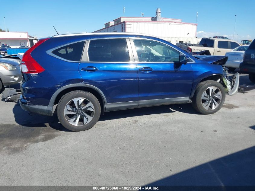 2015 Honda Cr-V Touring VIN: 5J6RM3H99FL018157 Lot: 40725060