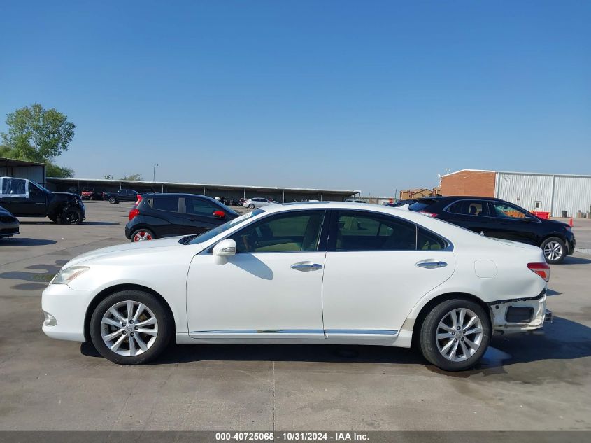 2012 Lexus Es 350 VIN: JTHBK1EG1C2510461 Lot: 40725065