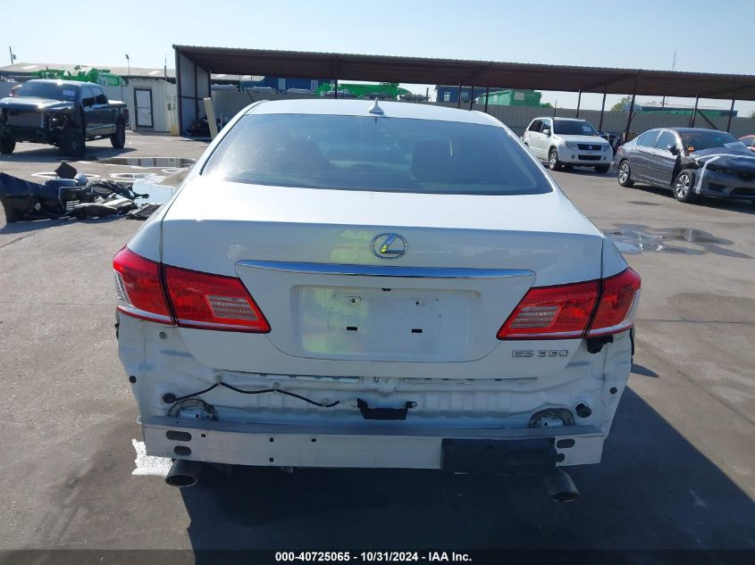 2012 Lexus Es 350 VIN: JTHBK1EG1C2510461 Lot: 40725065